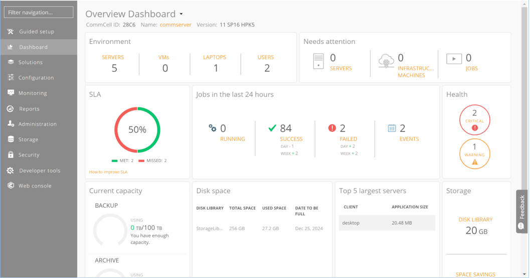 BaaS360 Dashboard